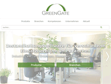 Tablet Screenshot of greengate.biz